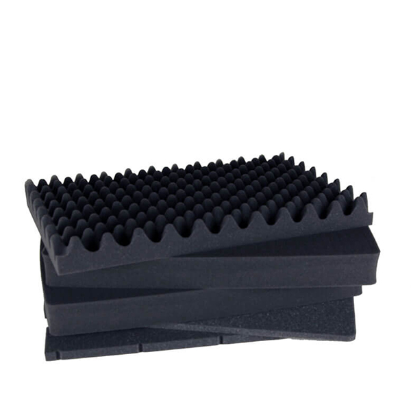6 x 6 x 2 Charcoal Convoluted Foam Cushioning Sets 64 Sets / Case